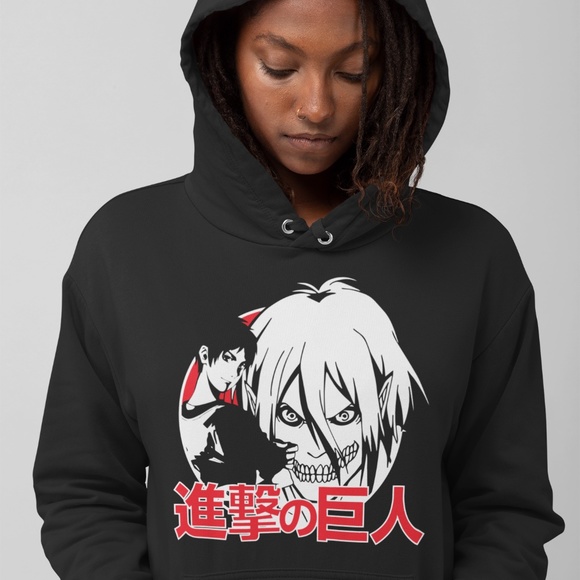 OBEY ANIME DESIGN:: UNISEX CUSTOM HOODIE - Picture 1 of 4